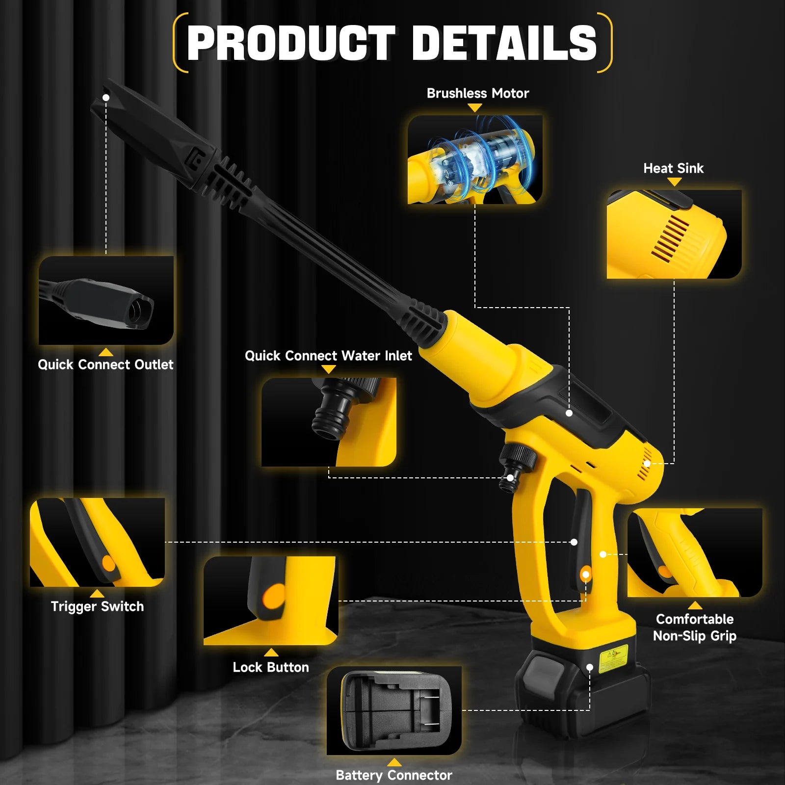 FORCEWASH™ Cordless Pressure Washer