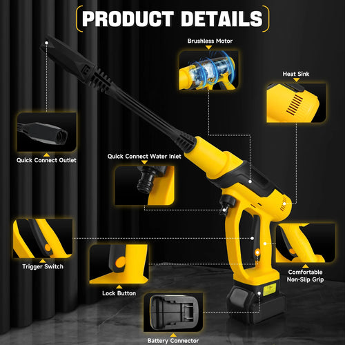 FORCEWASH™ Cordless Pressure Washer