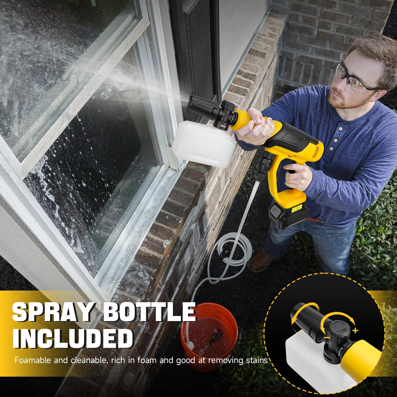 FORCEWASH™ Cordless Pressure Washer